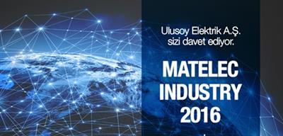 Ulusoy Elektrik Matelec 2016 Fuarı'nda