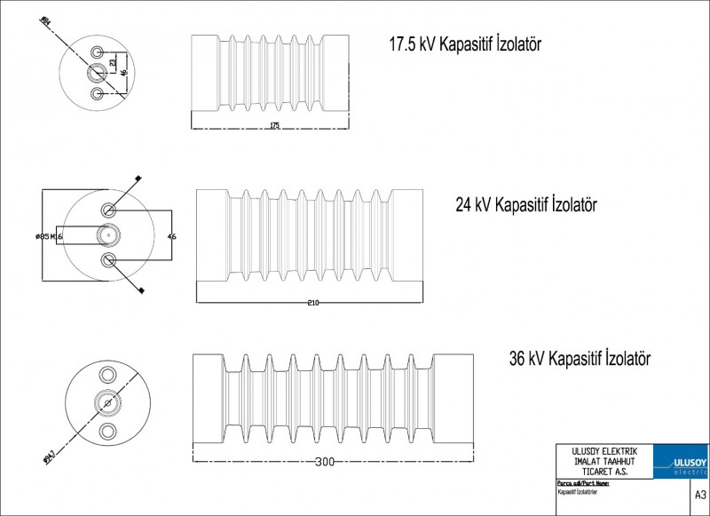 Kapasitif İzolatörler