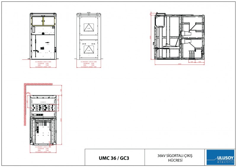 UMC 36 Sigortalı Çıkış Hücresi